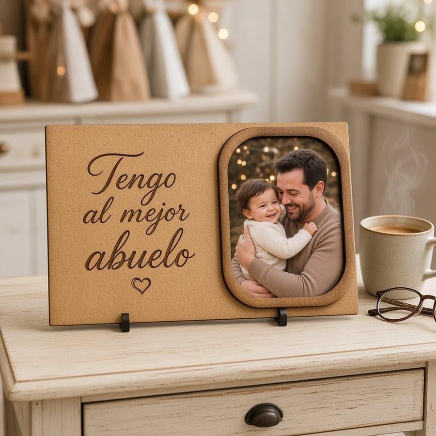 Cuadro con foto “Tengo al mejor abuelo”