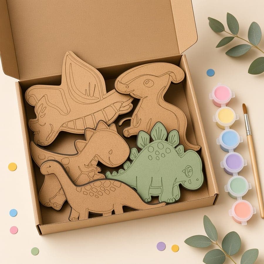 Kit de dinosaurios para pintar