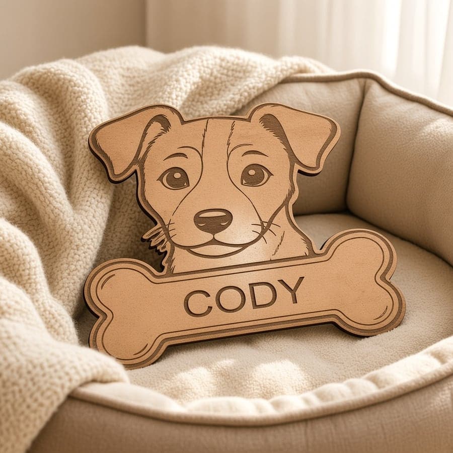 Placa personalizada para mascota